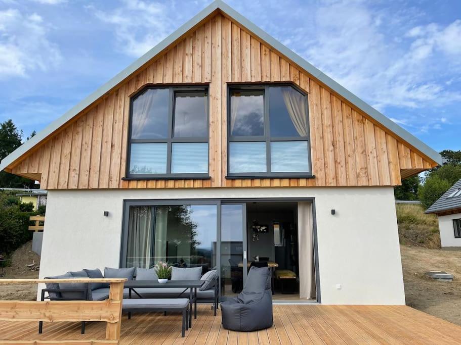 Ferienhaus Mountain View Six50 Mit Sauna Und Kamin In St. Andreasberg ザンクト・アンドレーアスベルク エクステリア 写真